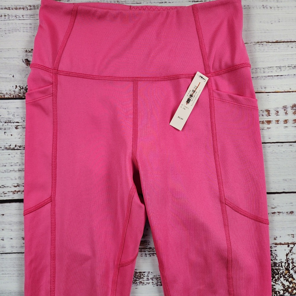Victoria's Secret‎ Essential Leggings NWT XS 24" Inseam Pink Grenadine High Rise